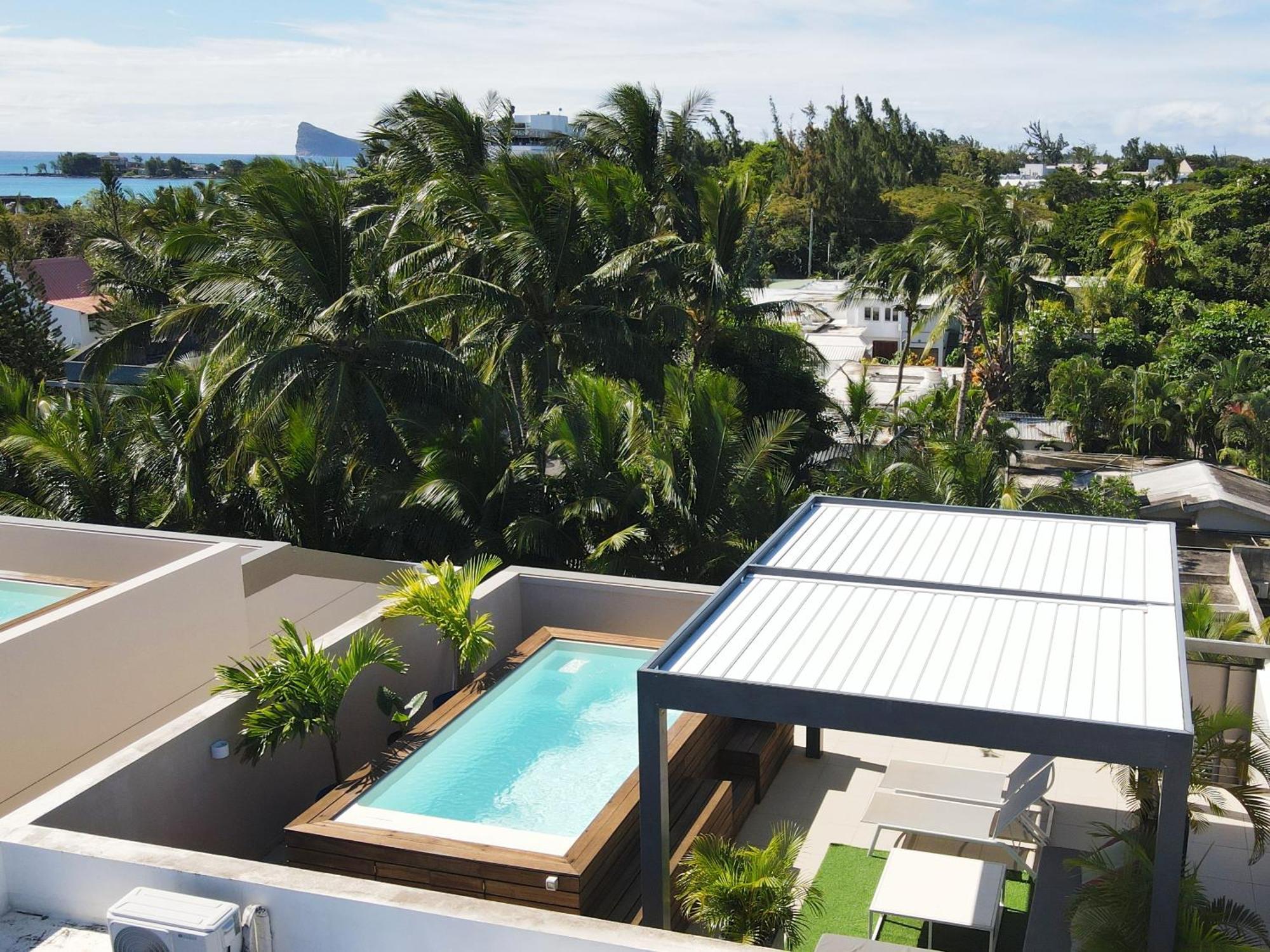 Villa Eden-2 Bedrooms With Private Rooftop Terrace & Pool, Access To Private Beachclub, Ki Residences, Pereybere - Managed By Ksn グランベ エクステリア 写真